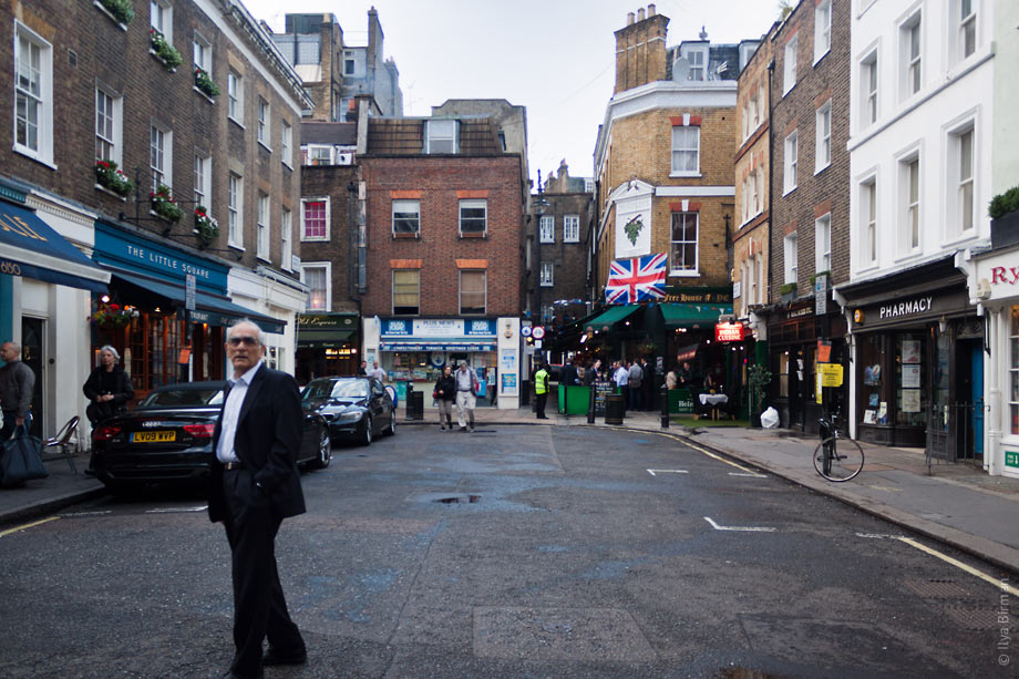 A man at Shepherds Market