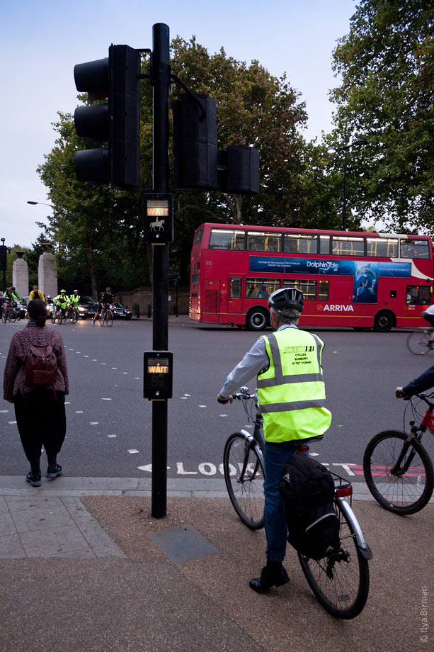 The green light button for horsemen in London