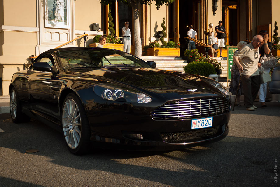 The license plate in Monaco