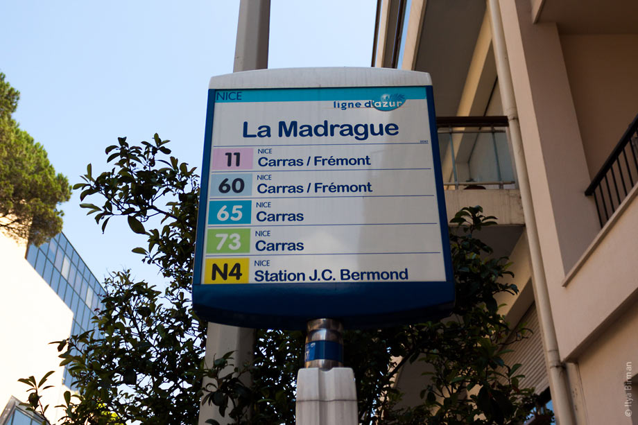 A list of bus routes looks like an ice-cream menu