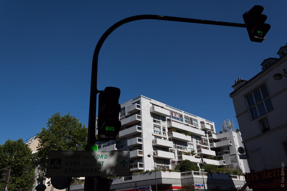 Dedicated bus traffic lights in Paris