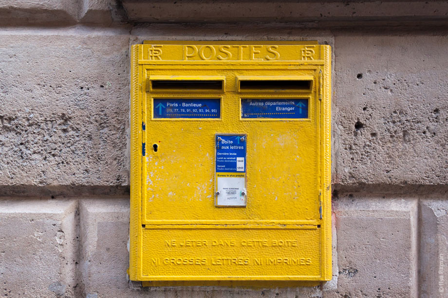 A mailbox in Paris