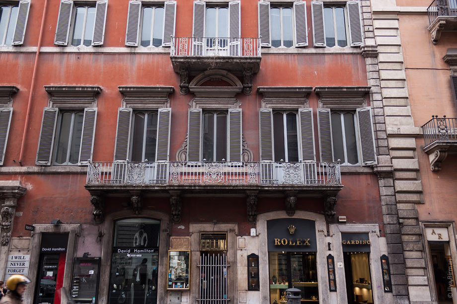 Balconies in Rome