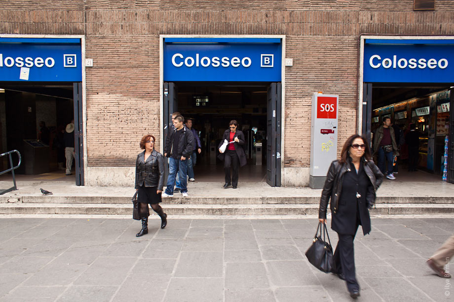 Colosseo station in Rome