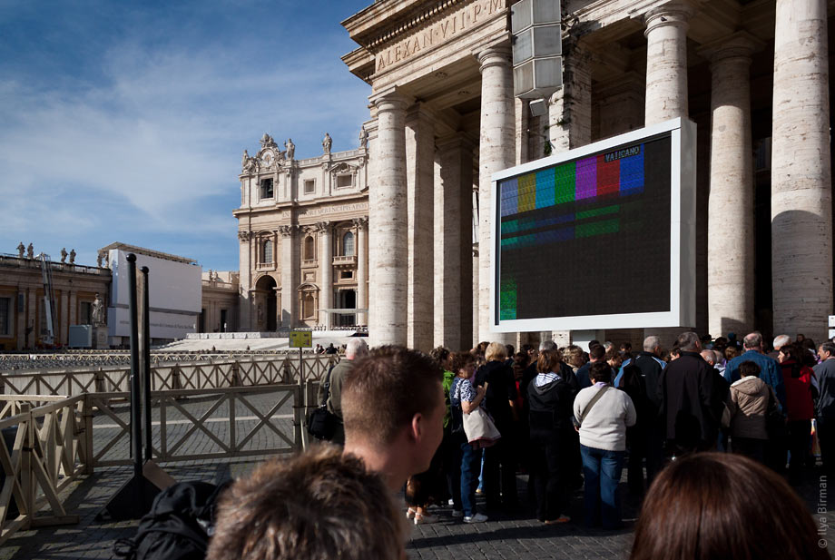 Vatican television is silent