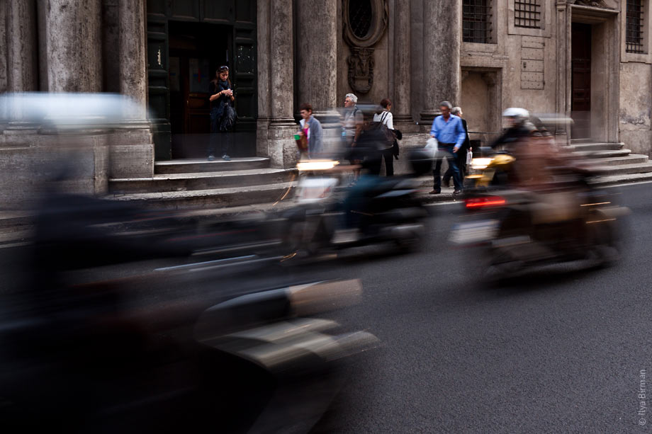 This pavement close to Quattro Fontane