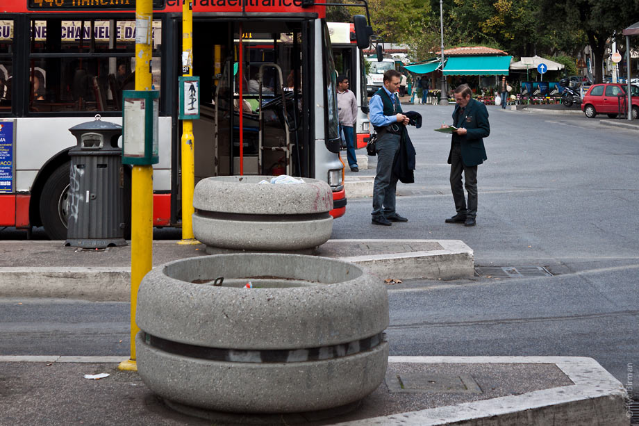 Public transport drivers wear a uniform